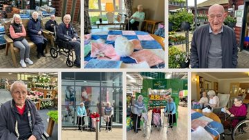 A splendid start to May at Greenways Court care home